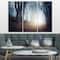 Designart - Magical Trees in Mysterious Forest - Modern Forest Canvas Wall Art